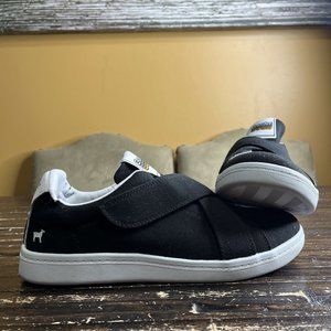 GOATS Men’s Hook and Loop Cross Shoes Casual Sneakers - Black Size 9.5 US